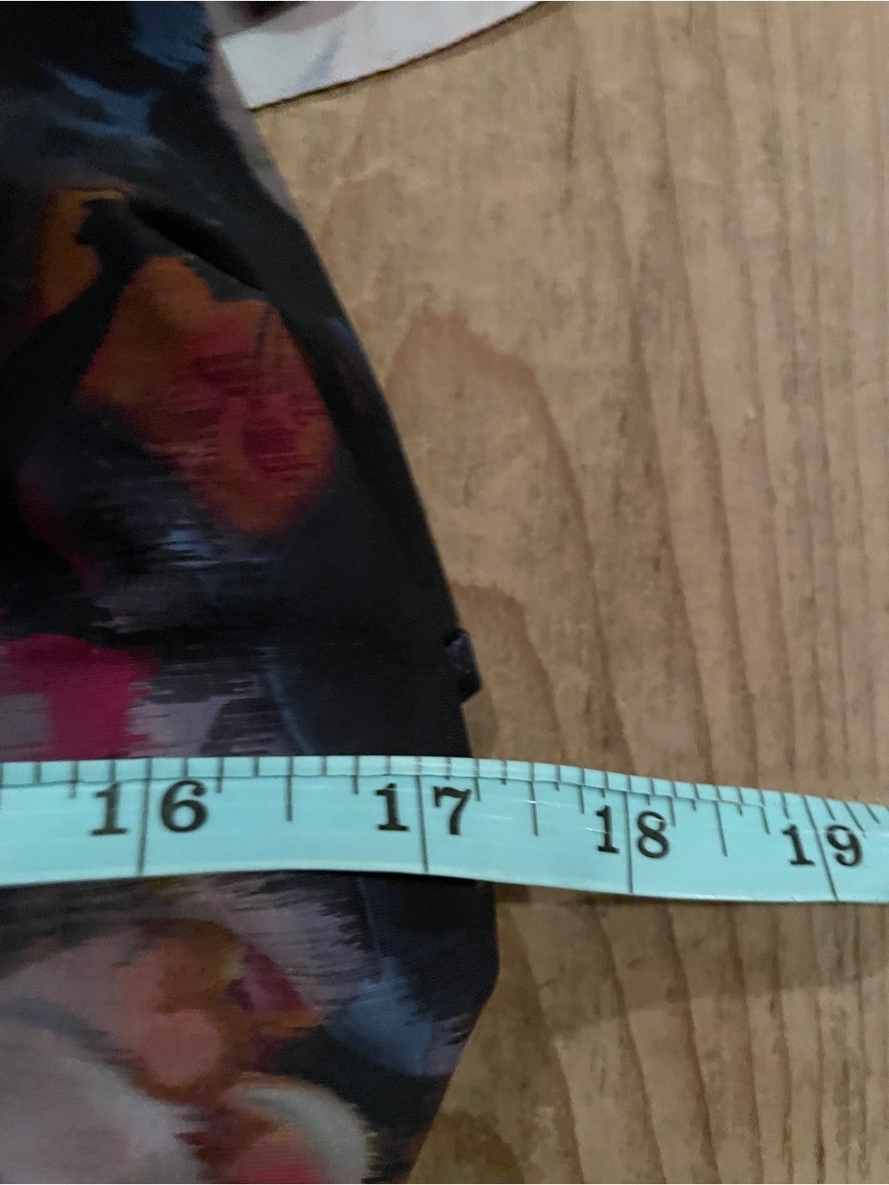 TORRID Retro Abstract Floral Twist Top flutter sleeve Swim top Bralette 14-16 - Picture 5 of 8